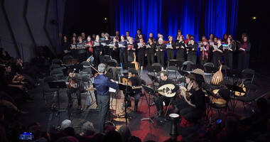 Chorale méditerranéenne et l’orchestre - Rachid Brahim Djelloul - CONSERVATOIRE EDGAR-VARÈSE Le Festival Jeune et Très Jeune Public