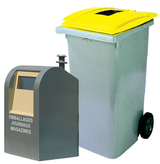 Photo bacs collecte emballages Photo bacs collecte emballages