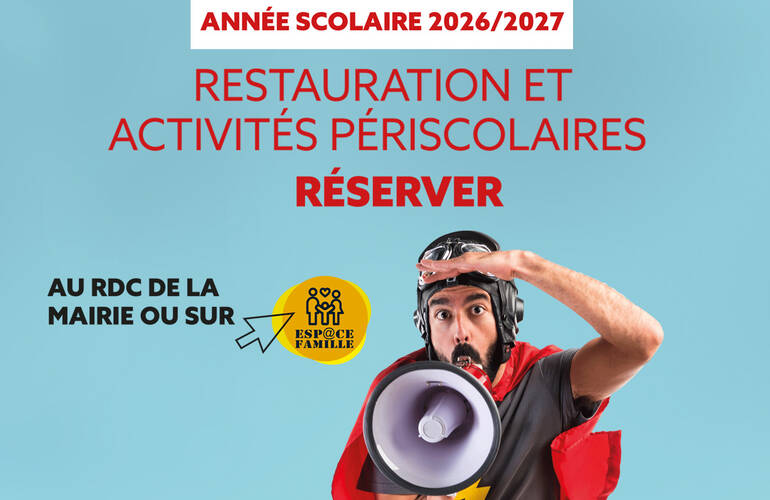 inscription periscolaires restauration 2026-2027
