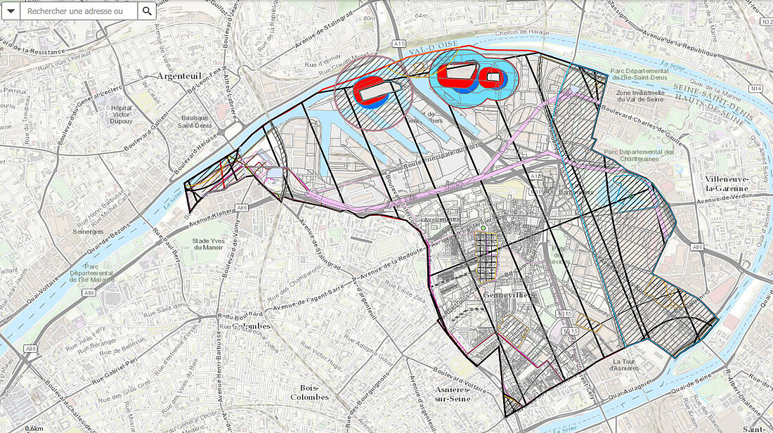 photo du plan des servitudes d'utilité publique de Gennevilliers