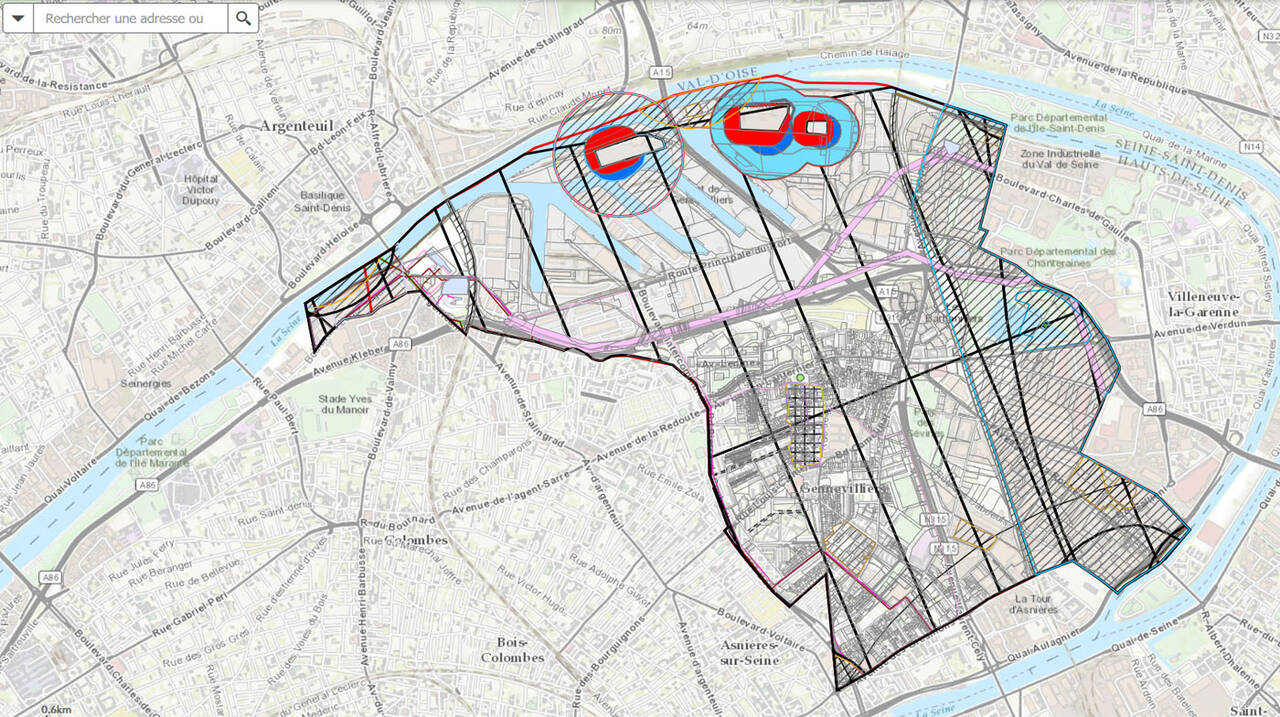 Plan des servitudes d'utilité publique de Gennevilliers photo du plan des servitudes d'utilité publique de Gennevilliers